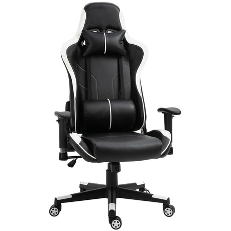 immagine-1-easycomfort-easycomfort-poltrona-da-gaming-con-altezza-schienale-regolabile-sedia-ufficio-con-poggiatesta-e-cuscino-lombare-nera-e-bianca-ean-8055776913728