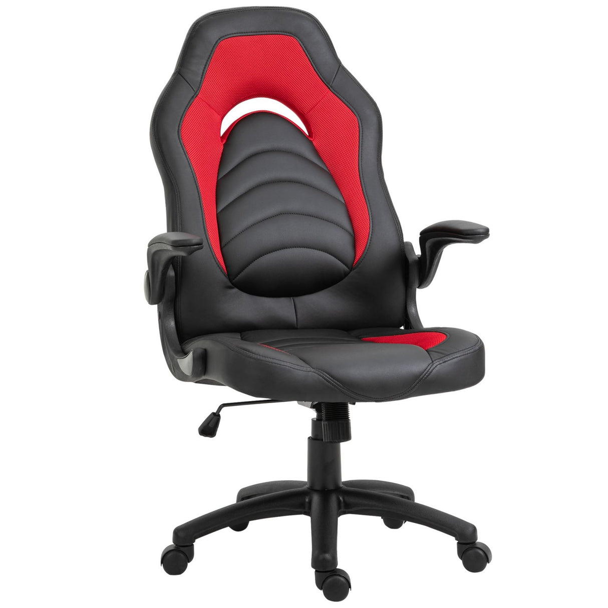 immagine-1-easycomfort-easycomfort-poltrona-gaming-da-ufficio-in-similpelle-rossa-con-braccioli-pieghevoli-altezza-e-schienale-regolabile-ean-8054144133645