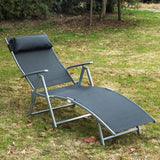 immagine-1-easycomfort-easycomfort-sdraio-prendisole-relax-reclinabile-pieghevole-con-cuscino-giardino-nero-ean-8054144136820