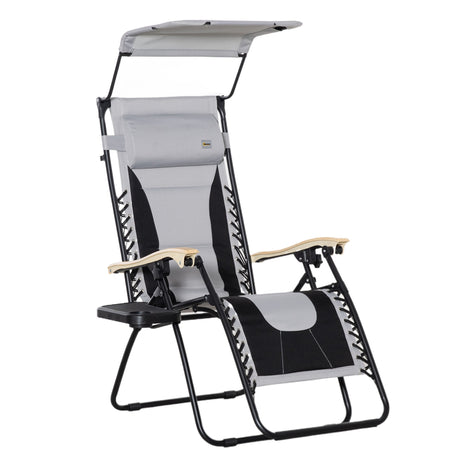 immagine-1-easycomfort-easycomfort-sedia-sdraio-da-giardino-zero-gravity-pieghevole-e-reclinabile-con-tettuccio-poggiatesta-e-porta-bicchieri-grigio-chiaro