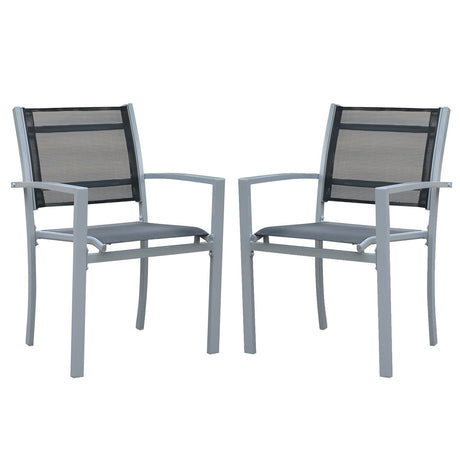 immagine-1-easycomfort-easycomfort-set-2-sedie-da-esterno-in-textilene-e-acciaio-nero-e-grigio-ean-8054144134116