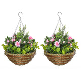 immagine-1-easycomfort-easycomfort-set-di-2-piante-finte-lisianthus-da-appendere-per-interno-ed-esterno-con-vaso-in-vimini-e-catenelle-25x34cm-rosa-e-verde