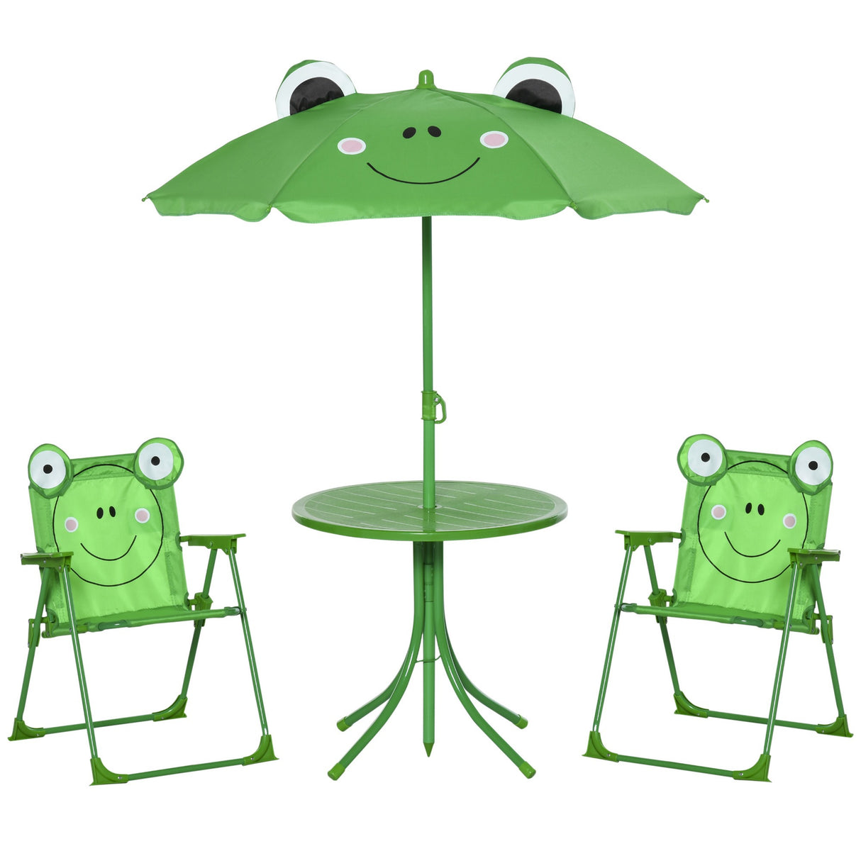 immagine-1-easycomfort-easycomfort-set-tavolo-da-giardino-con-2-sedie-pieghevoli-e-ombrellone-per-bambini-in-metallo-e-poliestere-verde-ean-8054111849968