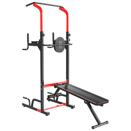 immagine-1-easycomfort-easycomfort-stazione-da-fitness-sbarra-per-trazioni-power-tower-palestra-multifunzione-pieghevole-altezza-regolabile-180-230cm-max-carico-120kg-ean-8054144132686