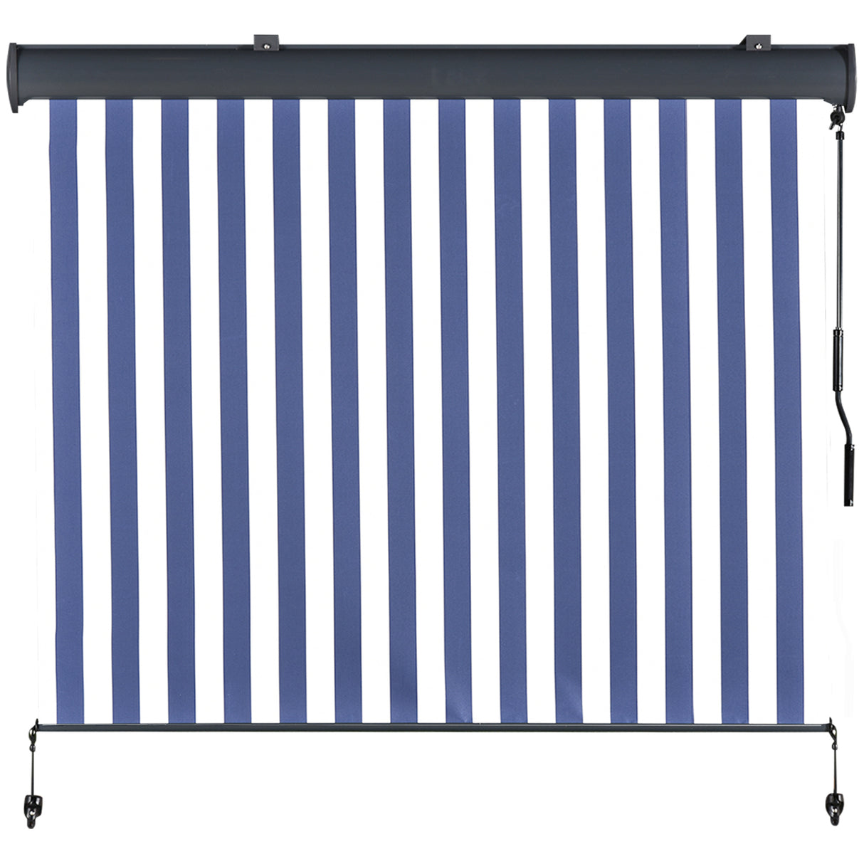 immagine-1-easycomfort-easycomfort-tenda-avvolgibile-a-rullo-impermeabile-funzionamento-manovella-bianco-e-blu-250-x-200-cm-ean-8054144133775