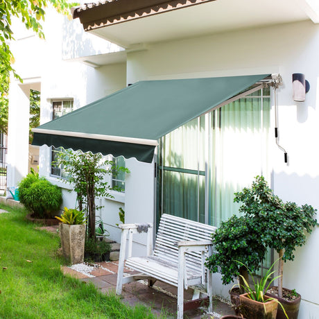 immagine-1-easycomfort-easycomfort-tenda-da-sole-a-bracci-2-5x2m-avvolgibile-manuale-in-alluminio-e-poliestere-verde-ean-8055776910932