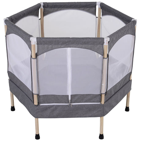 immagine-1-easycomfort-easycomfort-trampolino-elastico-per-bambini-3-12-anni-max-80kg-con-rete-di-protezione-grigia-ean-8054144138022