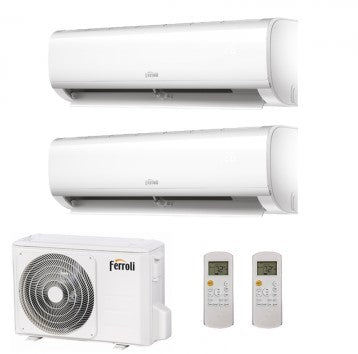 immagine-1-ferroli-climatizzatore-condizionatore-ferroli-dual-split-inverter-serie-ambra-m-1218-con-27-3-r-32-wi-fi-integrato-1200018000-novita