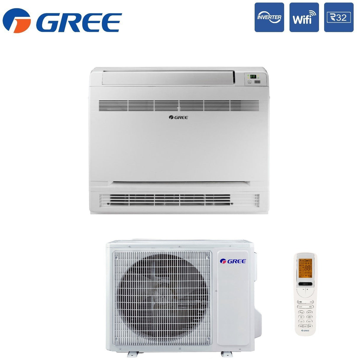 immagine-1-gree-climatizzatore-condizionatore-gree-console-12000-btu-geh12aa-k6dna1f-r-32-wi-fi-integrato-novita