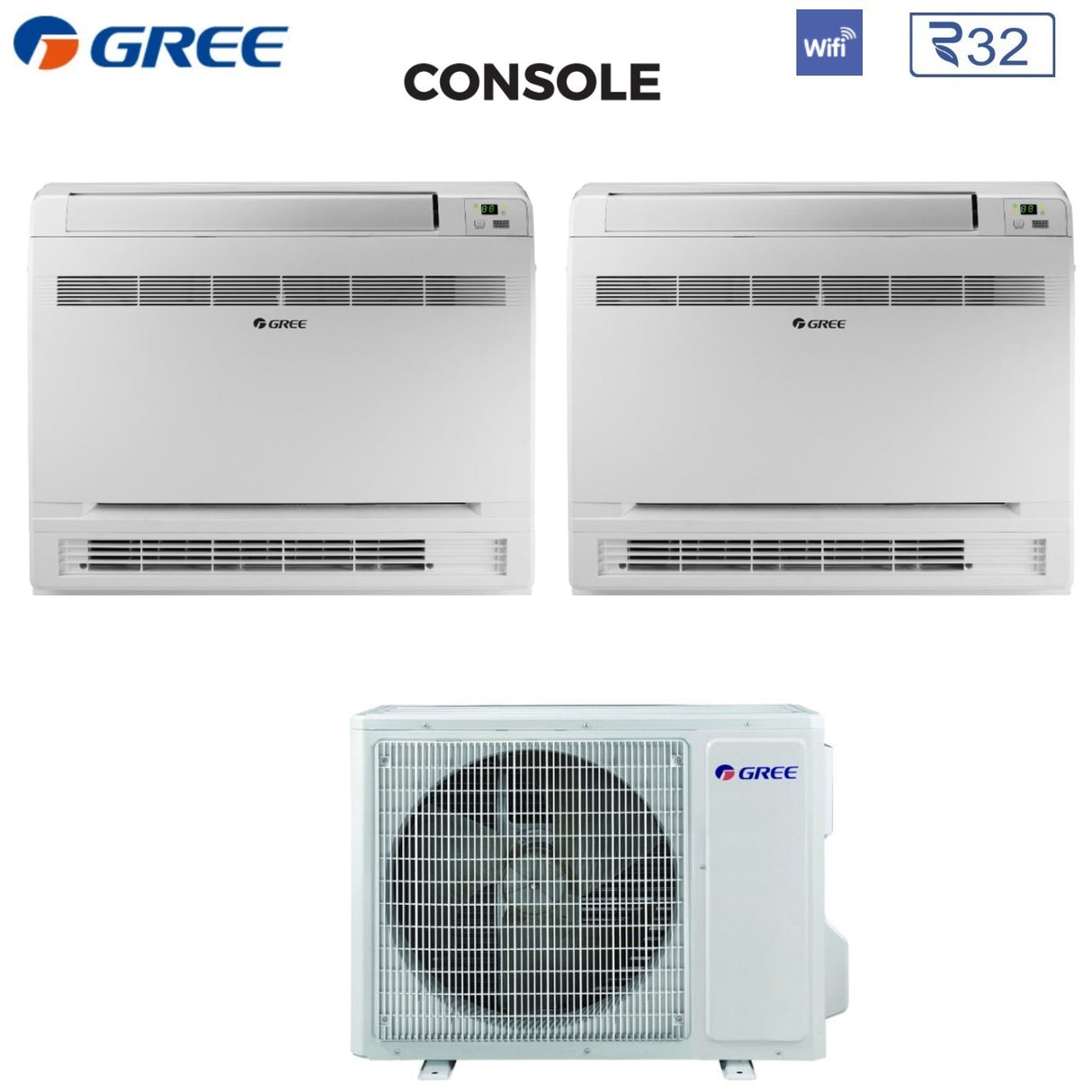 immagine-1-gree-climatizzatore-condizionatore-gree-dual-split-inverter-console-912-con-gwhd18nk6ko-r-32-wi-fi-integrato-900012000