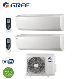 immagine-1-gree-climatizzatore-condizionatore-gree-dual-split-inverter-serie-lomo-1212-con-gwhd18nk6ko-wi-fi-r-32-1200012000-ean-8059657012081