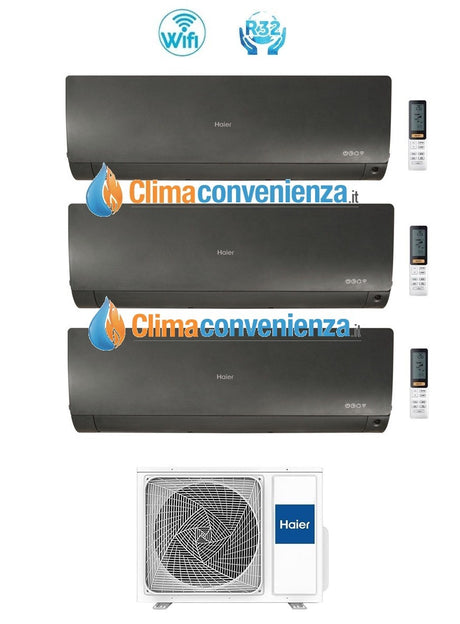 immagine-1-haier-climatizzatore-condizionatore-trial-split-inverter-haier-serie-flexis-black-700070007000-btu-con-3u55s2sr2fa-r-32-wi-fi-777-novita