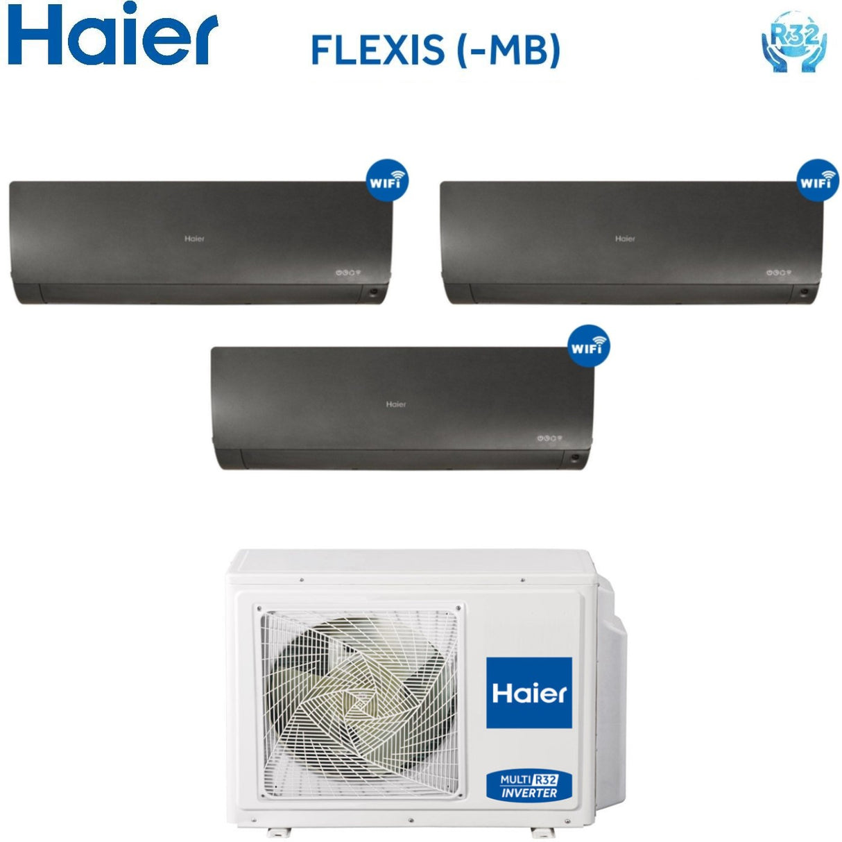 immagine-1-haier-climatizzatore-condizionatore-trial-split-inverter-haier-serie-flexis-black-nero-7000700012000-btu-con-3u55s2sr2fa-r-32-wi-fi-7712-novita