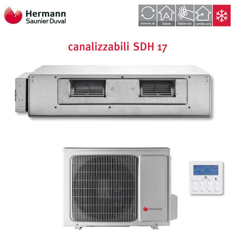 immagine-1-hermann-saunier-duval-climatizzatore-condizionatore-hermann-saunier-duval-canalizzato-canalizzabile-inverter-18000-btu-sdh17-050-nd-r-410-classe-a