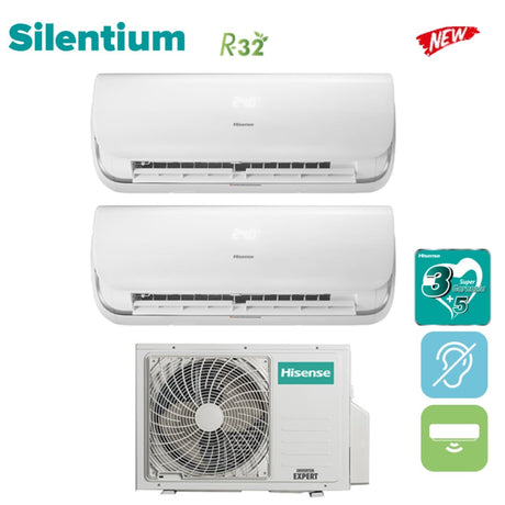 immagine-1-hisense-climatizzatore-condizionatore-hisense-dual-split-inverter-serie-silentium-1212-con-3amw72u4rfa-r-32-wi-fi-integrato-1200012000-novita-ean-8059657013620