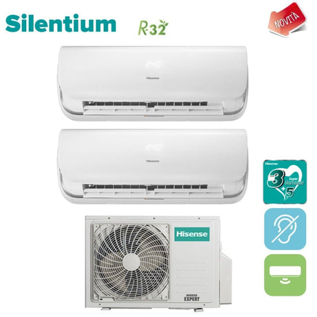 immagine-1-hisense-climatizzatore-condizionatore-hisense-dual-split-inverter-serie-silentium-99-con-2amw35u4rra-r-32-wi-fi-integrato-90009000-novita-ean-8059657013651