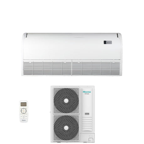 immagine-1-hisense-climatizzatore-condizionatore-hisense-inverter-soffitto-pavimento-serie-super-36000-btu-auv105ur4rc8-auw105u4rk7-r-32-wi-fi-optional-classe-aa-con-telecomando-di-serie-incluso