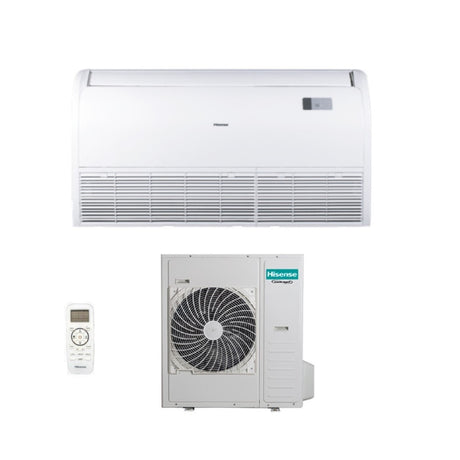 immagine-1-hisense-climatizzatore-condizionatore-hisense-inverter-soffittopavimento-42000-btu-auv125ur4rb4-r-32-wi-fi-optional-con-telecomando-di-serie