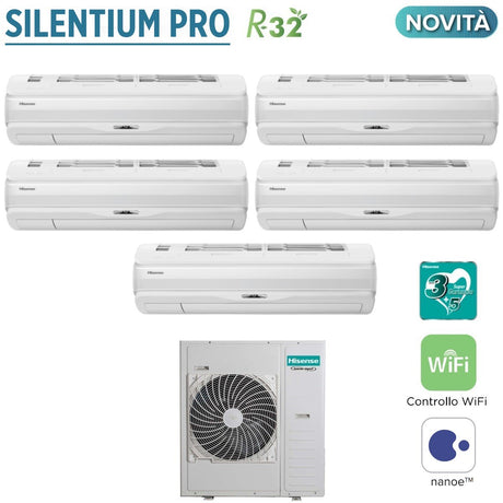 immagine-1-hisense-climatizzatore-condizionatore-hisense-penta-split-inverter-serie-silentium-pro-99121212-con-5amw125u4rta-r-32-wi-fi-integrato-90009000120001200012000-novita