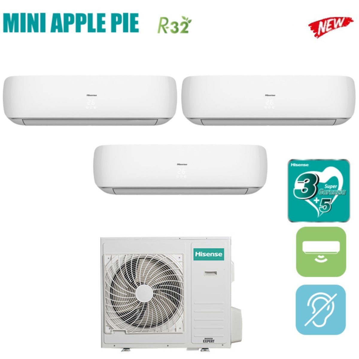 immagine-1-hisense-climatizzatore-condizionatore-hisense-trial-split-inverter-serie-mini-apple-pie-91212-con-3amw72u4rfa-r-32-wi-fi-optional-90001200012000-new