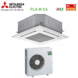 immagine-1-mitsubishi-electric-climatizzatore-condizionatore-mitsubishi-electric-cassetta-90x90-a-4-vie-21000-btu-pla-m60ea-suz-m60va-r-32-wi-fi-optional-con-griglia-inclusa