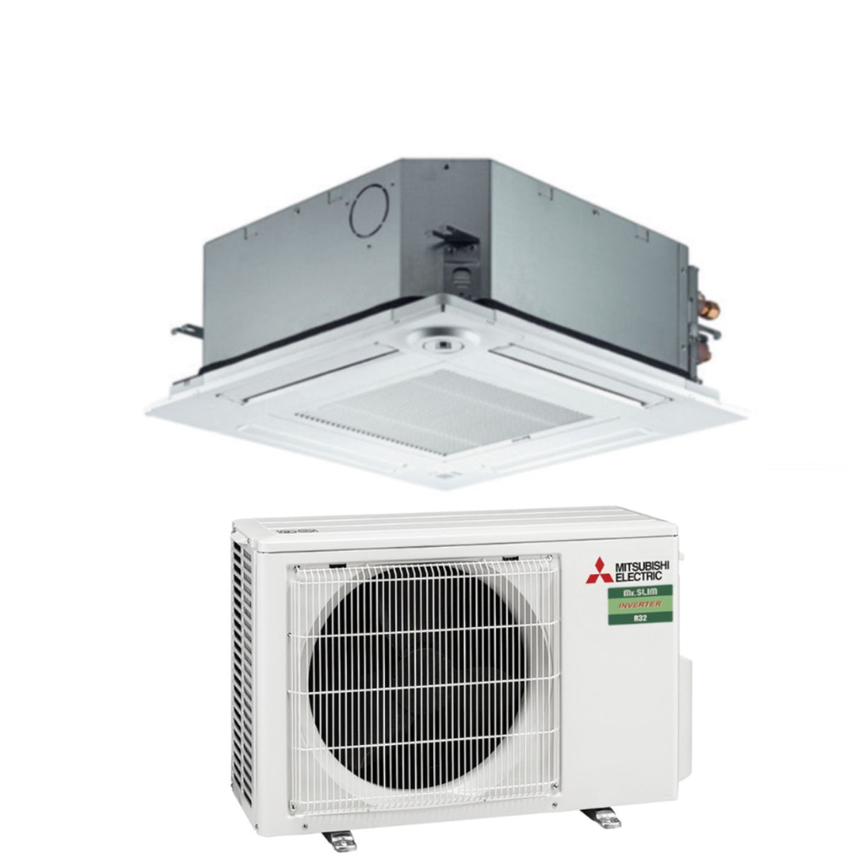 immagine-1-mitsubishi-electric-climatizzatore-condizionatore-mitsubishi-electric-inverter-cassetta-9000-btu-slz-m25fa-r-32-wi-fi-optional-con-telecomando-e-griglia-incluso