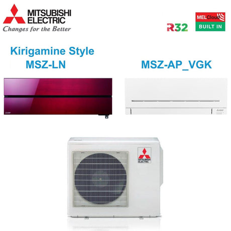 immagine-1-mitsubishi-electric-climatizzatore-condizionatore-mitsubishi-electric-kirigamine-style-ruby-red-12000-ap-vgk-18000-con-mxz-3f68vf-r-32-wi-fi-integrato-1218-ean-8059657018960