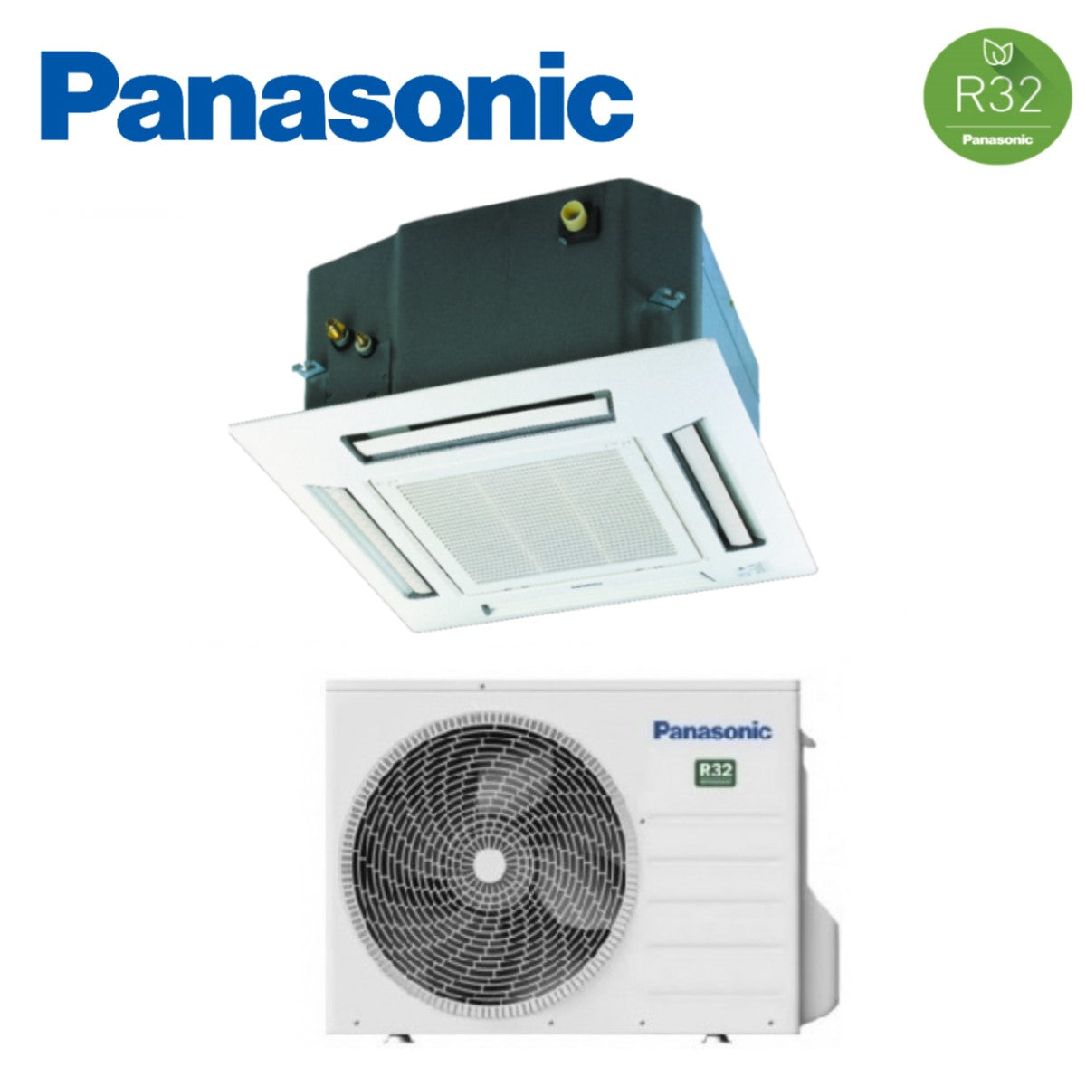 immagine-1-panasonic-climatizzatore-condizionatore-inverter-panasonic-cassetta-4-vie-gas-r-32-12000-btu-cs-z35ub4eaw-a-wi-fi-optional