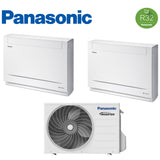 immagine-1-panasonic-climatizzatore-condizionatore-panasonic-dual-split-console-da-pavimento-inverter-99-btu-con-cu-2z50tbe-gas-r-32-90009000-wi-fi-optional