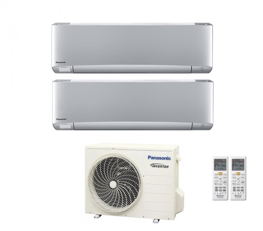 immagine-1-panasonic-climatizzatore-condizionatore-panasonic-dual-split-inverter-serie-etherea-silver-912-con-cu-2z41tbe-r-32-wi-fi-integrato-900012000-argento-ean-8055776917061