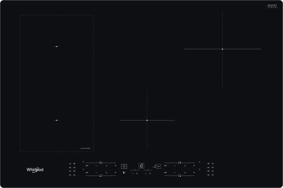 immagine-1-piano-cottura-a-induzione-whirlpool-wlb2977ne-4-fuochi-in-vetro-nero-lxp-77x54-flexicook-booster-wl-b2977-ne-ean-8003437601699