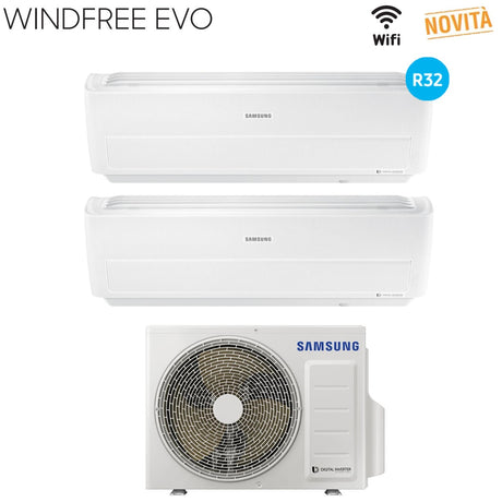 immagine-1-samsung-climatizzatore-condizionatore-samsung-dual-split-inverter-serie-windfree-evo-718-con-aj052rcj3eheu-r-32-wi-fi-integrato-700018000-ean-8059657019394