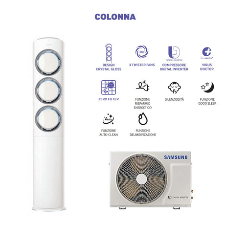 immagine-1-samsung-climatizzatore-condizionatore-samsung-inverter-a-colonna-serie-af9000-24000-btu-af24fssda-r-410-classe-a