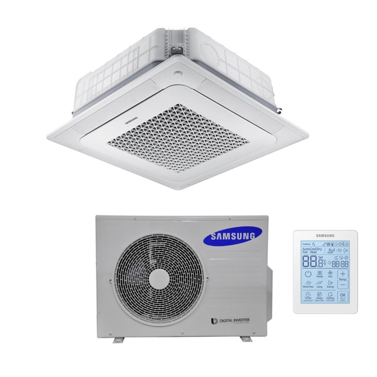 immagine-1-samsung-climatizzatore-condizionatore-samsung-inverter-cassetta-4-vie-windfree-36000-btu-ac100nn4dkh-trifase-con-telecomando-wireless-e-pannello-incluso