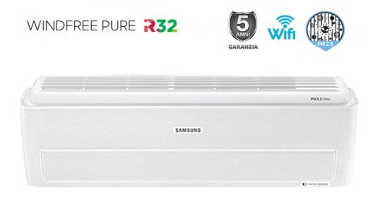 immagine-1-samsung-unita-interna-a-parete-samsung-inverter-windfree-pure-7000-btu-ar07nxcxawkneu-gas-r-32-wi-fi-integrato