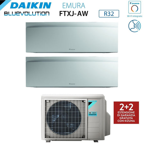 immagine-2-daikin-climatizzatore-condizionatore-daikin-bluevolution-dual-split-inverter-serie-emura-white-iii-99-con-2mxm68n-r-32-wi-fi-integrato-90009000-colore-bianco-garanzia-italiana