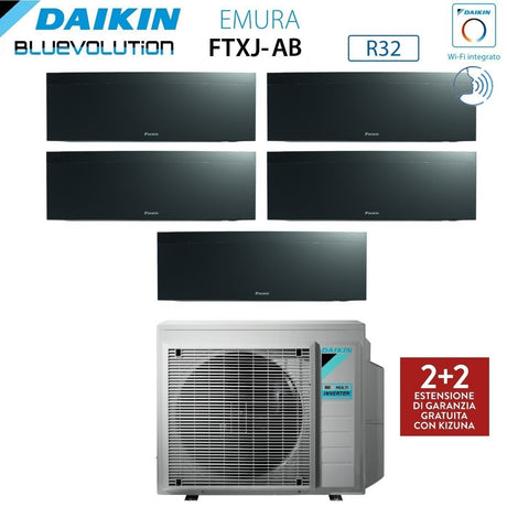 immagine-2-daikin-climatizzatore-condizionatore-daikin-bluevolution-penta-split-inverter-serie-emura-black-iii-999918-con-5mxm90n-r-32-wi-fi-integrato-900090009000900018000-colore-nero-garanzia-italiana