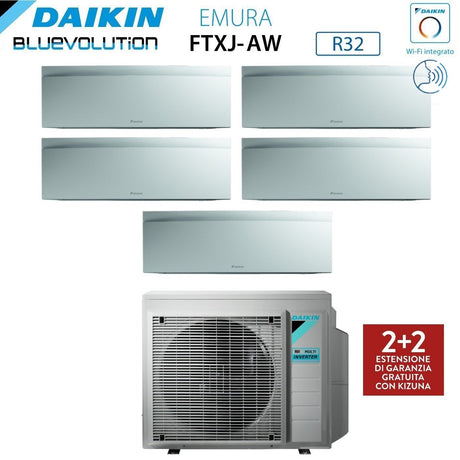 immagine-2-daikin-climatizzatore-condizionatore-daikin-bluevolution-penta-split-inverter-serie-emura-white-iii-999912-con-5mxm90n-r-32-wi-fi-integrato-900090009000900012000-colore-bianco-garanzia-italiana