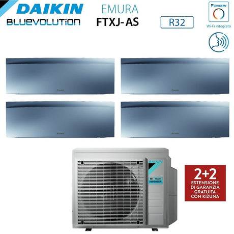 immagine-2-daikin-climatizzatore-condizionatore-daikin-bluevolution-quadri-split-inverter-serie-emura-silver-iii-99915-con-4mxm80n-r-32-wi-fi-integrato-90009000900015000-colore-argento-garanzia-italiana