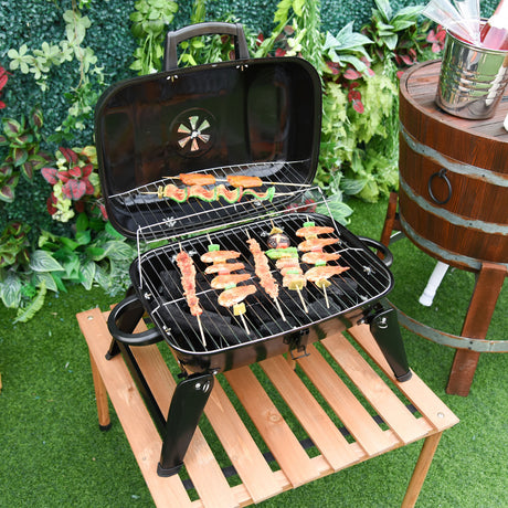 immagine-2-easycomfort-easycomfort-barbecue-bbq-grill-a-carbonella-portatile-pieghevole-da-tavolo-ferro-porcellana-59x43x39cm-nero-ean-8054111843485