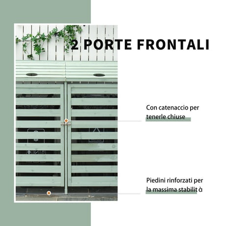 immagine-2-easycomfort-easycomfort-box-copri-bidoni-spazzatura-da-esterno-240l-porte-e-coperchio-apribili-in-legno-di-abete-131x85x125cm-verde-chiaro-ean-8055776913049