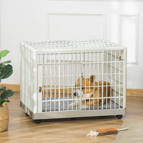 immagine-2-easycomfort-easycomfort-box-per-cani-con-fondo-removibile-e-5-ruote-per-cani-fino-a-18kg-81x55-5x62-5cm-beige