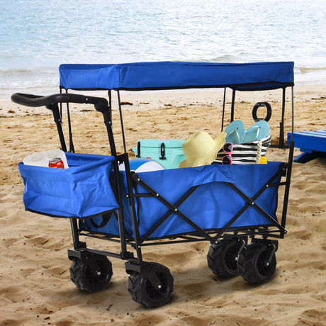 immagine-2-easycomfort-easycomfort-carrello-portaoggetti-da-spiaggia-pieghevole-impermeabile-blu-110x56x101cm-ean-8055776915210