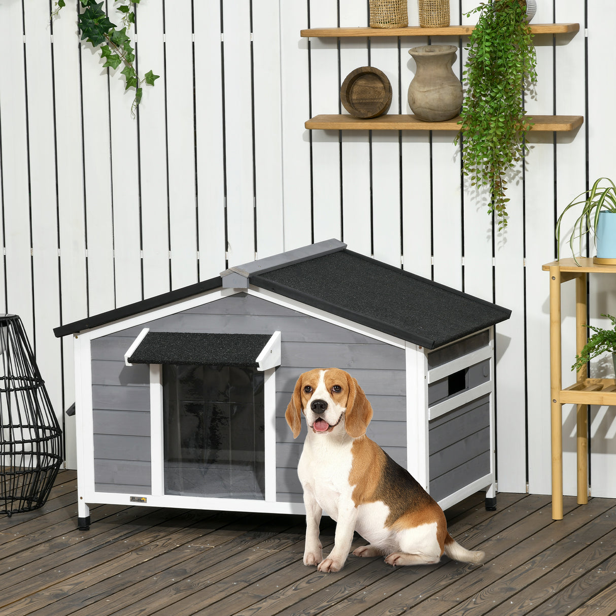 immagine-2-easycomfort-easycomfort-casetta-per-cani-in-legno-con-design-rialzato-tenda-protettiva-e-2-finestre-109x79x72-cm