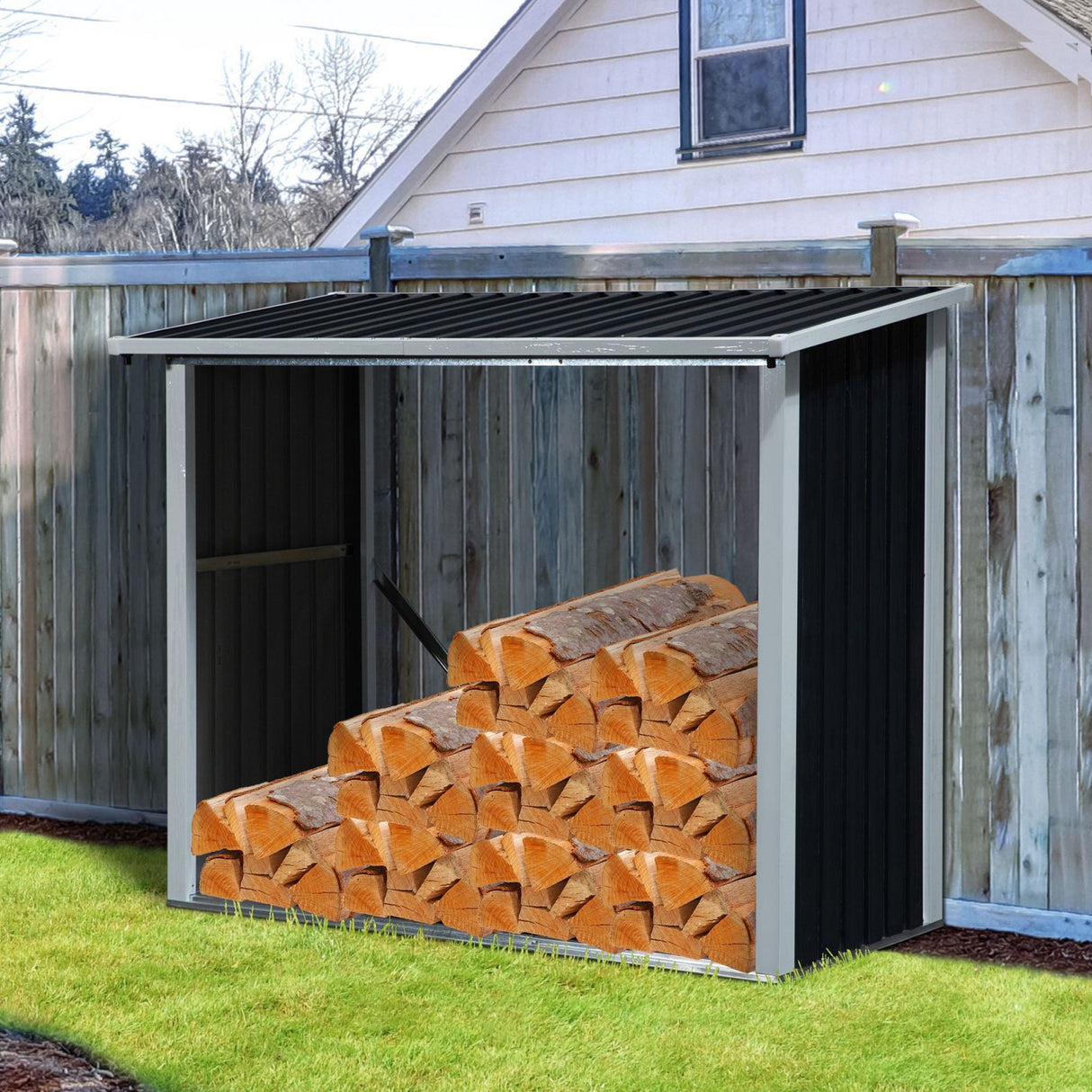 immagine-2-easycomfort-easycomfort-casetta-porta-legna-legnaia-da-esterno-in-acciaio-tetto-inclinato-e-scolo-acqua-ean-8054144136981