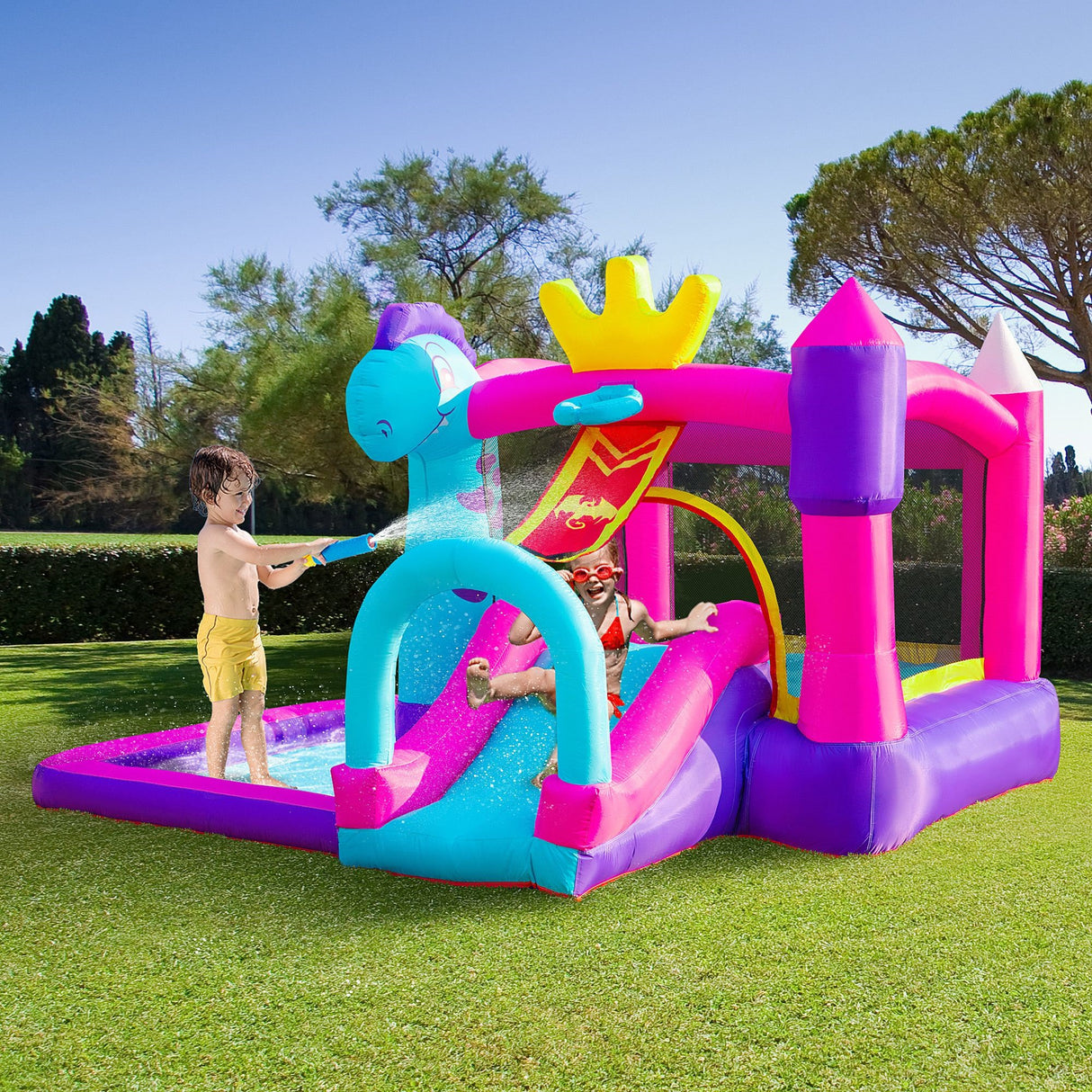 immagine-2-easycomfort-easycomfort-castello-gonfiabile-per-bambini-3-8-anni-con-scivolo-piscina-e-trampolino-3x2-7x2m