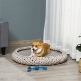 immagine-2-easycomfort-easycomfort-cuccia-per-cani-e-gatti-rotonda-rialzata-e-lavabile-in-cotone-pp-cuscino-imbottito-93x15cm-grigia