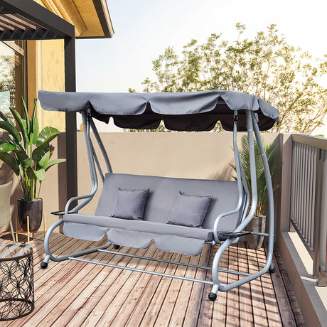 immagine-2-easycomfort-easycomfort-dondolo-letto-da-giardino-3-posti-schienale-reclinabile-tetto-regolabile-grigio-200120164cm