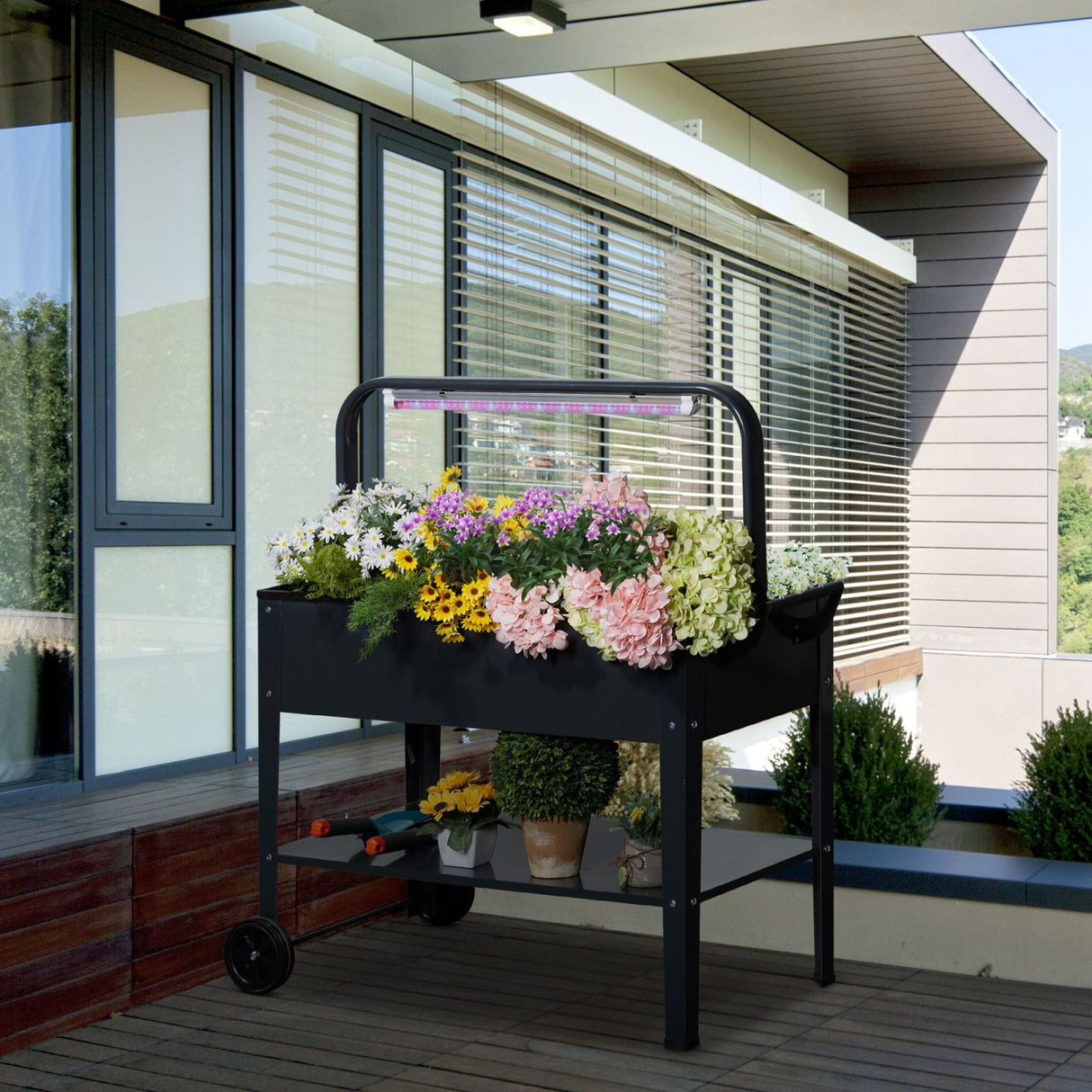 immagine-2-easycomfort-easycomfort-fioriera-da-giardino-portapiante-con-lampada-led-copertura-in-pe-in-acciaio-ean-8055776912738