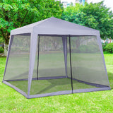 immagine-2-easycomfort-easycomfort-gazebo-da-giardino-3x3m-con-zanzariera-copertura-in-poliestere-e-struttura-in-metallo-grigio-ean-8054144135663